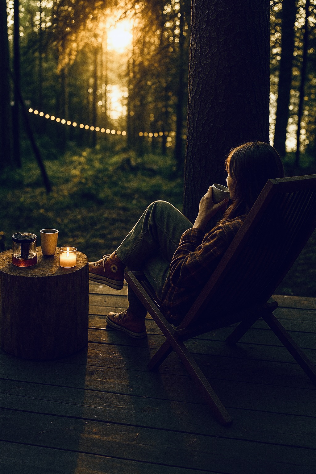 Între un gând și altul, aprinde liniștea…